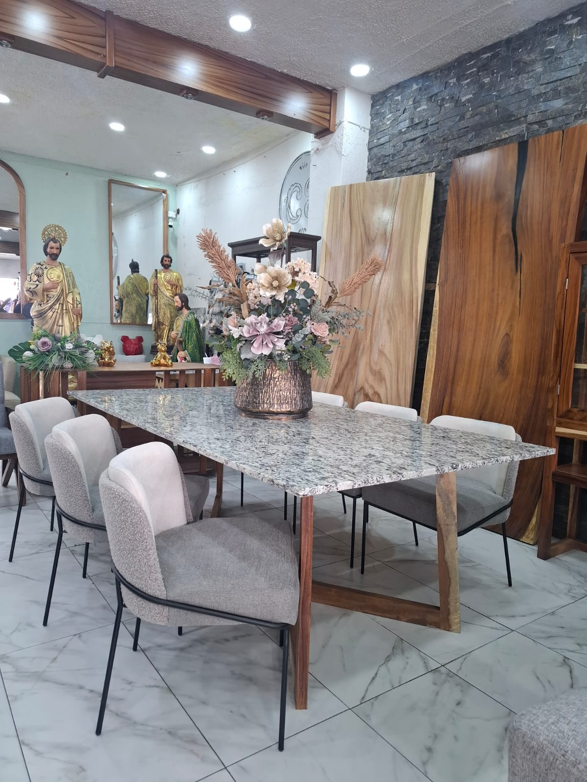 COMEDOR 8 PRS GRANITO