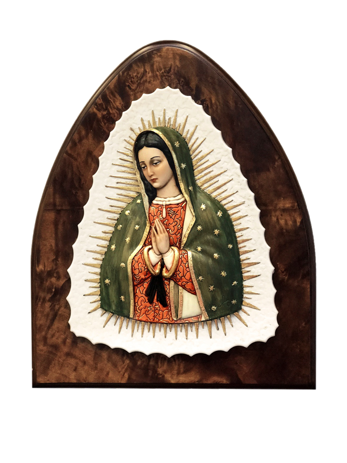 Guadalupe busto retablo